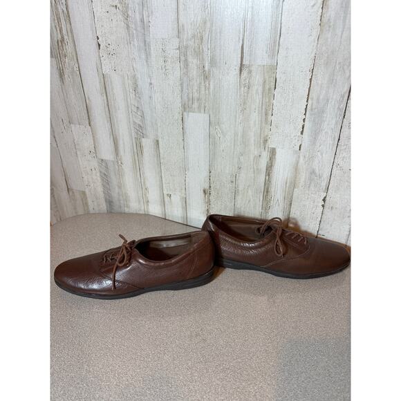 2 pair Womens Easy Spirit Lace‎ up Oxfords Gray and Brown - Picture 6 of 11